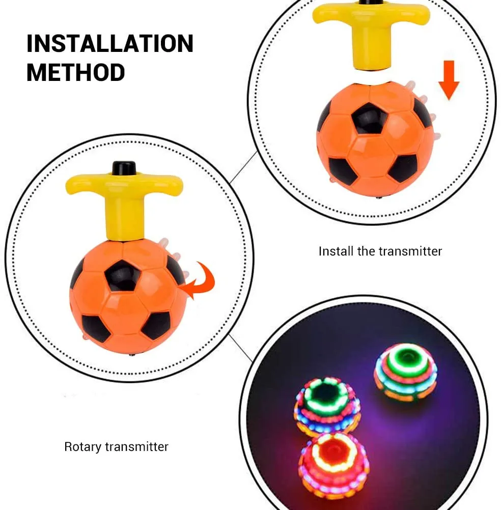 Вращающийся светящийся футбольный гироскоп vs02387 shk gift#5
