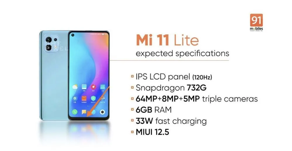 Смартфон Xiaomi Mi 11 Lite 8/128GB#2