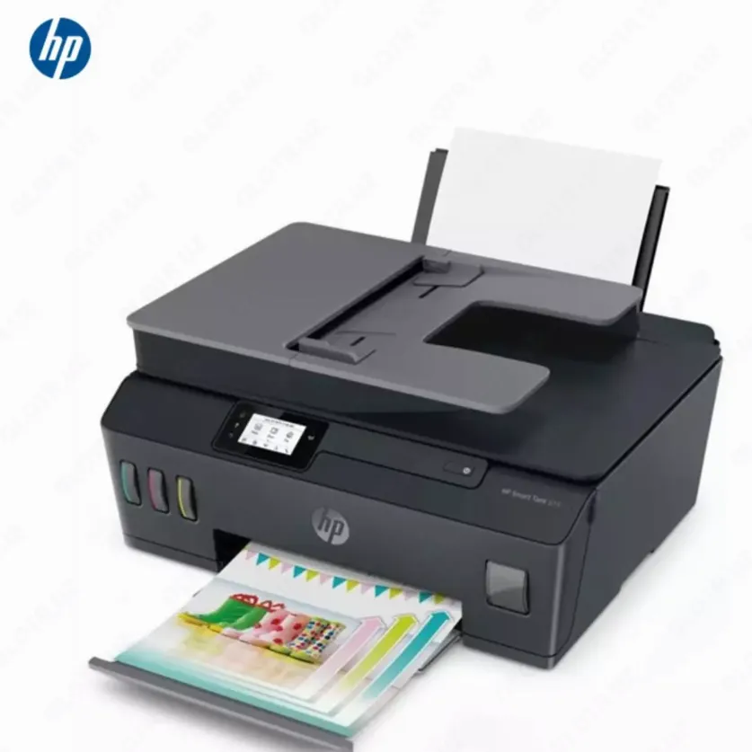 Принтер HP - Smart Tank 615 AiO (A4, 11 стр/мин, 256Mb, струйное МФУ, LCD, USB2.0, WiFi, Touch display, факс, ADF)#3