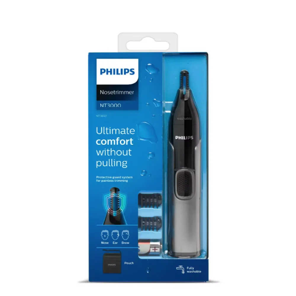 Триммер Philips NT3650 для стрижки волос в носу, ушах и на бровях#5