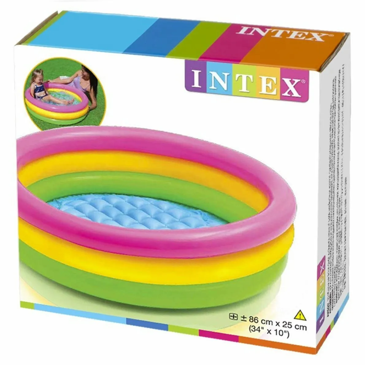 Детский надувной бассейн Intex 86х25 см#3