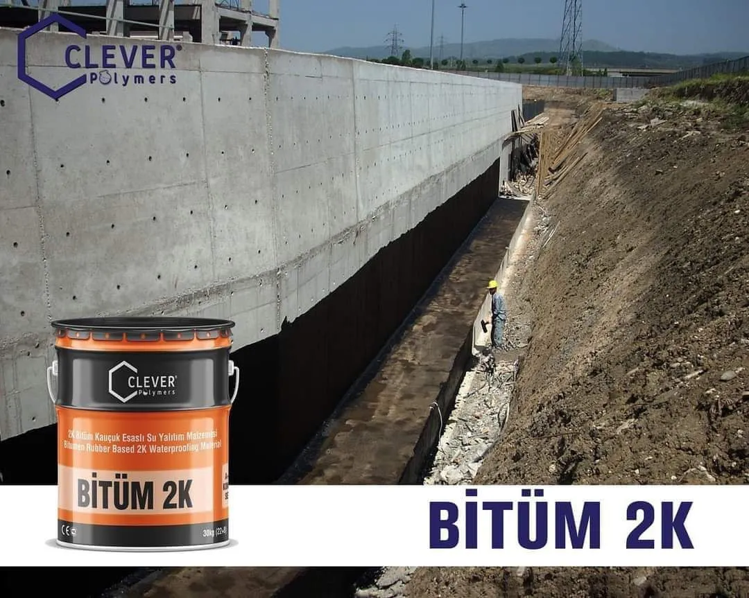 Двухкомпонентная гидроизоляция BITUM 2 K на битумно-каучуковой основе#8