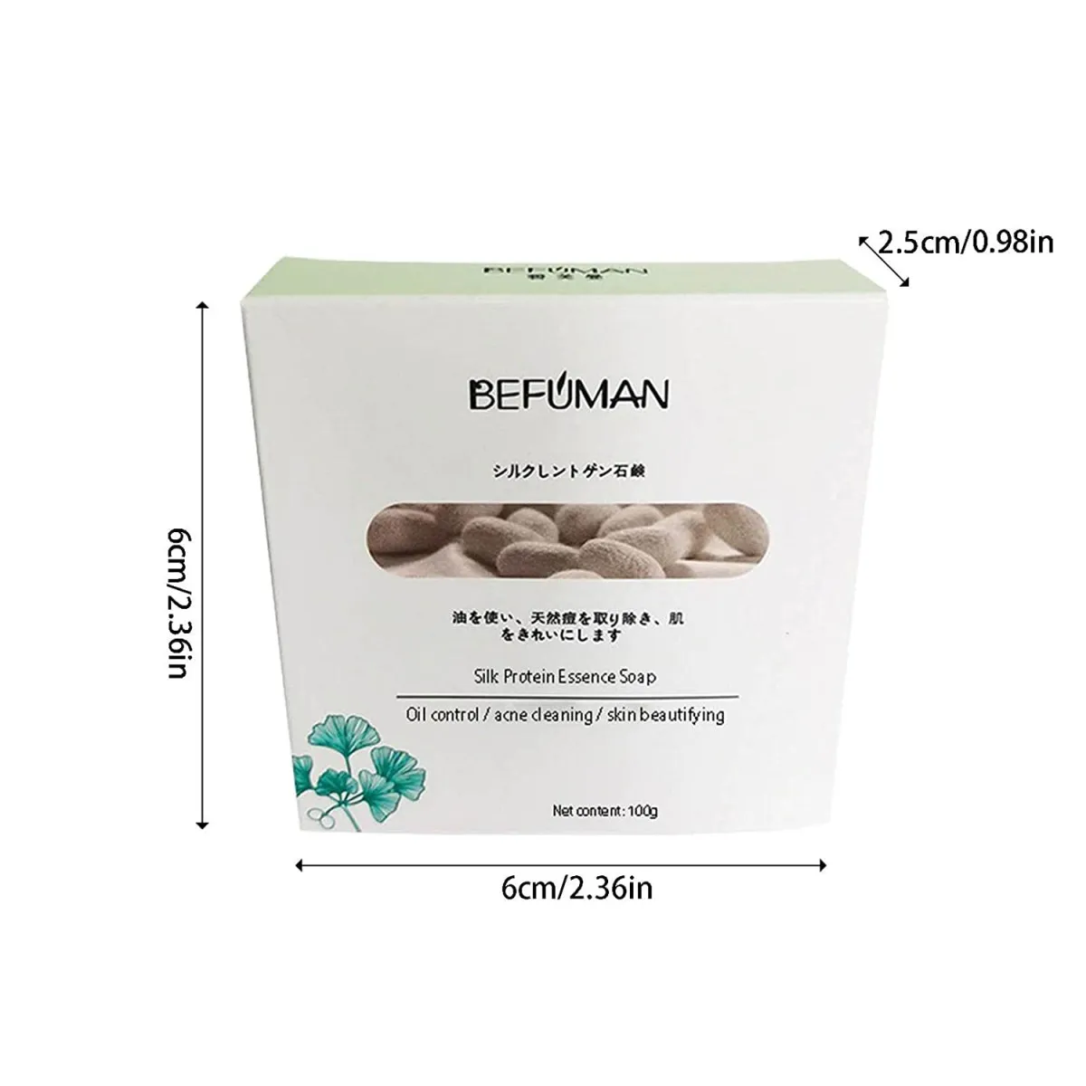 Фиброиновое мыло из козьего молока Befuman Silk Protein Skin Repair Soap#2