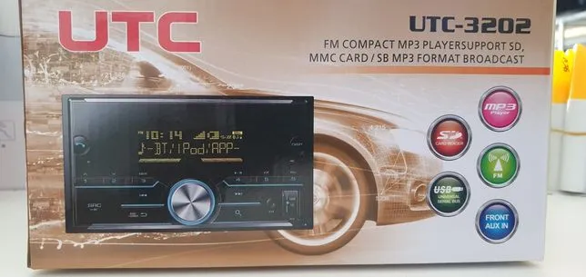 Автомобильный mp3 плеер магнитафон UTC-3202 блутуз, радио, USB флешка, AUX#4