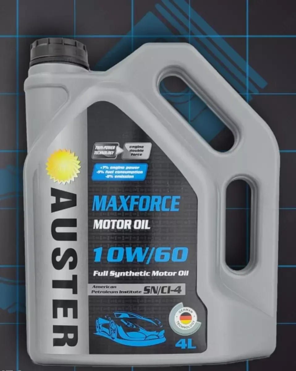 Моторное масло для легковых автомобилей "Auster MaxForce" 10W-60 SТ/CL-4 (4 литра)#1