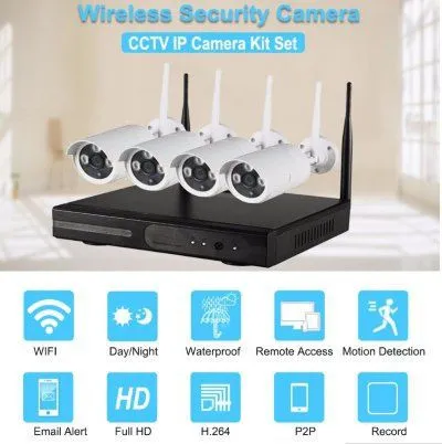 Камеры видеонаблюдения WiFi 4 NVR#1