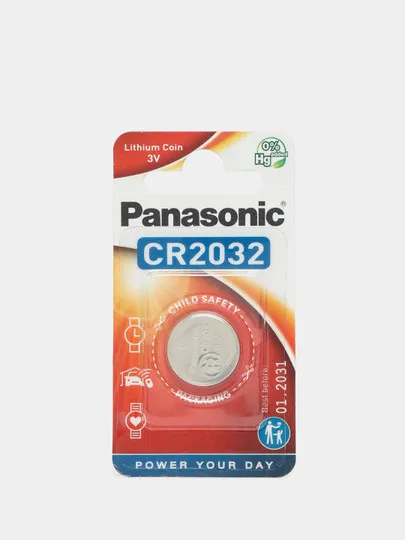 Батарейки  CR2032, напряжение З В по 1 шт в упаковке, CR-2032EL/1B#1