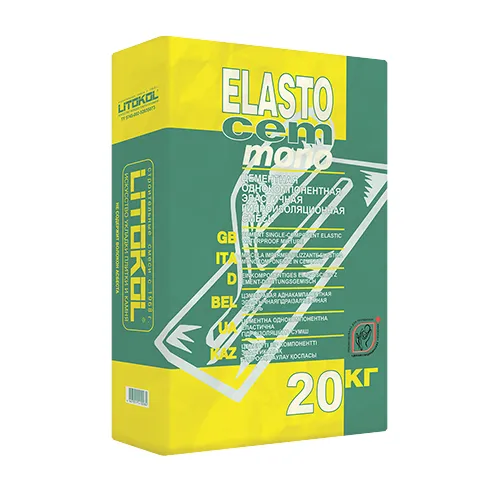 Гидроизоляционная смесь Еlastocem mono (20 кг)#1