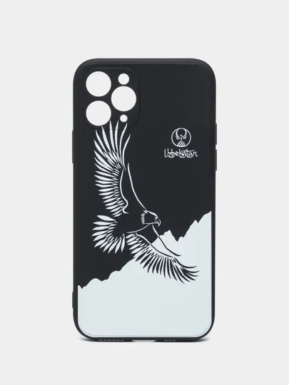 Чехол пластиковый "Орел Узбекистан" для Apple IPhone#1