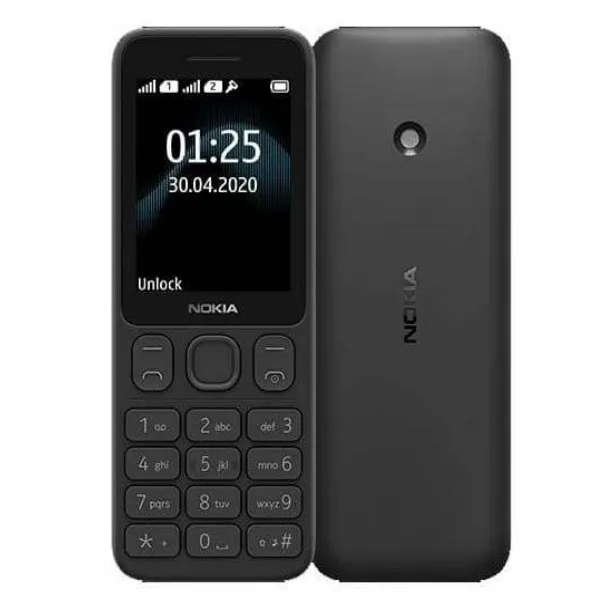 Mobil telefon Nokia 125 / Black / Dual Sim#1