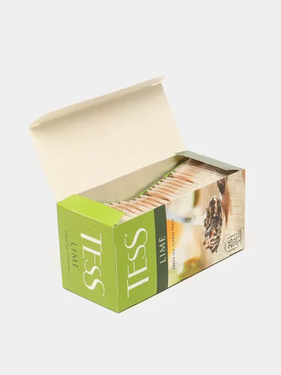Зеленый чай TESS Lime, 1.5 г, 25 пакетиков #1