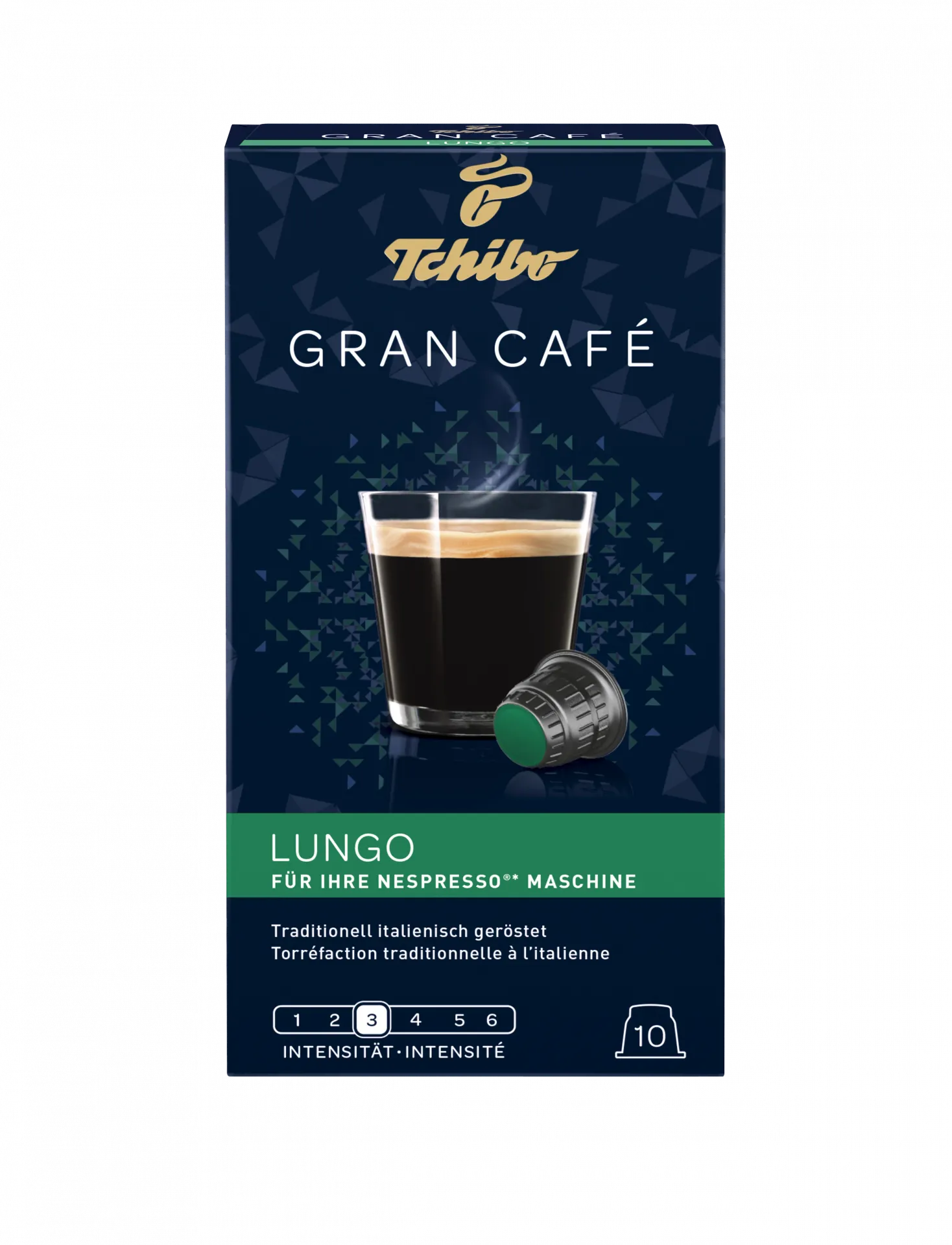 Tchibo Gran Café Lungo 10 capsules (кофе в капсулах для машин Nespresso)#1