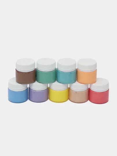 Набор акриловых красок по ткани и коже Vista-Artista ITAS-09 idea, 9 цветов, 20 мл#1