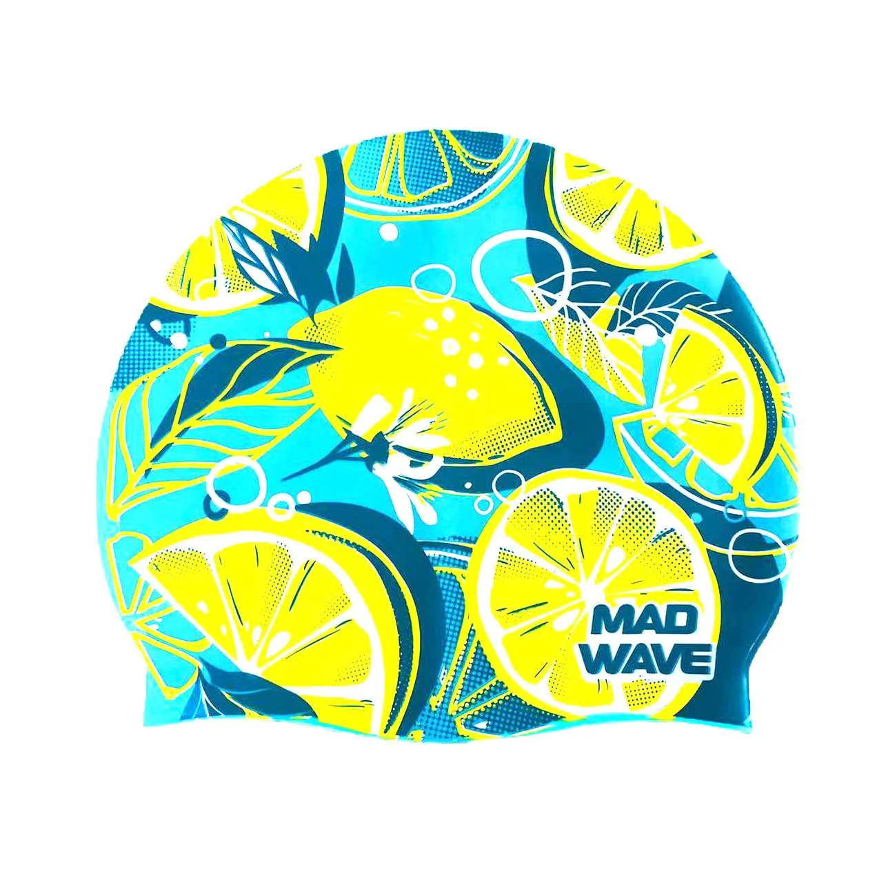 Шапка для плавания Mad Wave лимонный#1