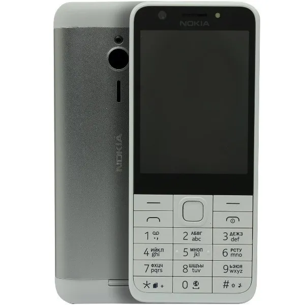 Мобильный телефон Nokia 230 / Silver / Dual Sim#1