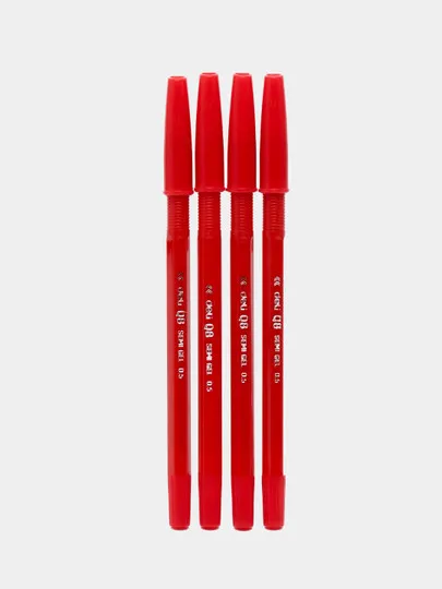 Шариковая ручка Deli EQ8-RD, красная, 0.7 мм#1