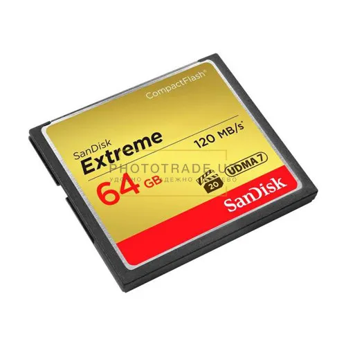 Карта памяти SanDisk 64GB Extreme Compact Flash (CF)#1