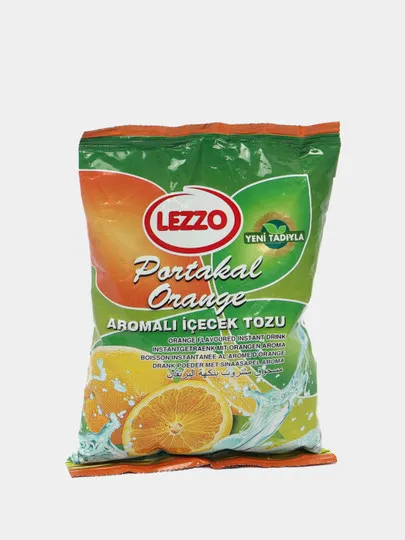 Порошок ароматизированного напитка Lezzo Portakal Orange, 300 г#1