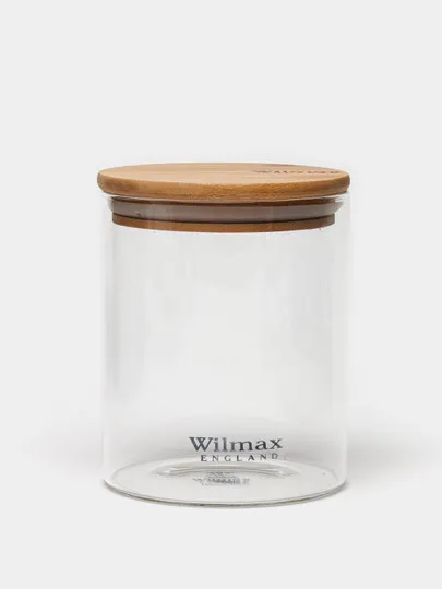 Банка с крышкой Wilmax WL-888503/A, стекло, 10х12.5 см, 760 мл #1