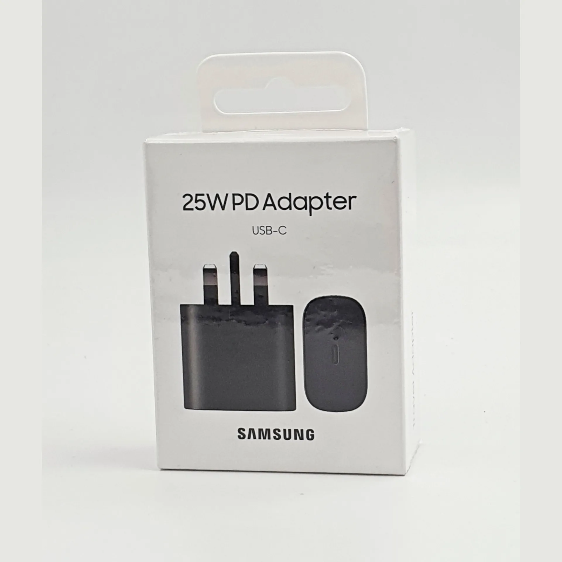 SAMSUNG 25W USB-C Настенное зарядное устройство со сверхбыстрой зарядкой - черный-белый 100% оригинал#1