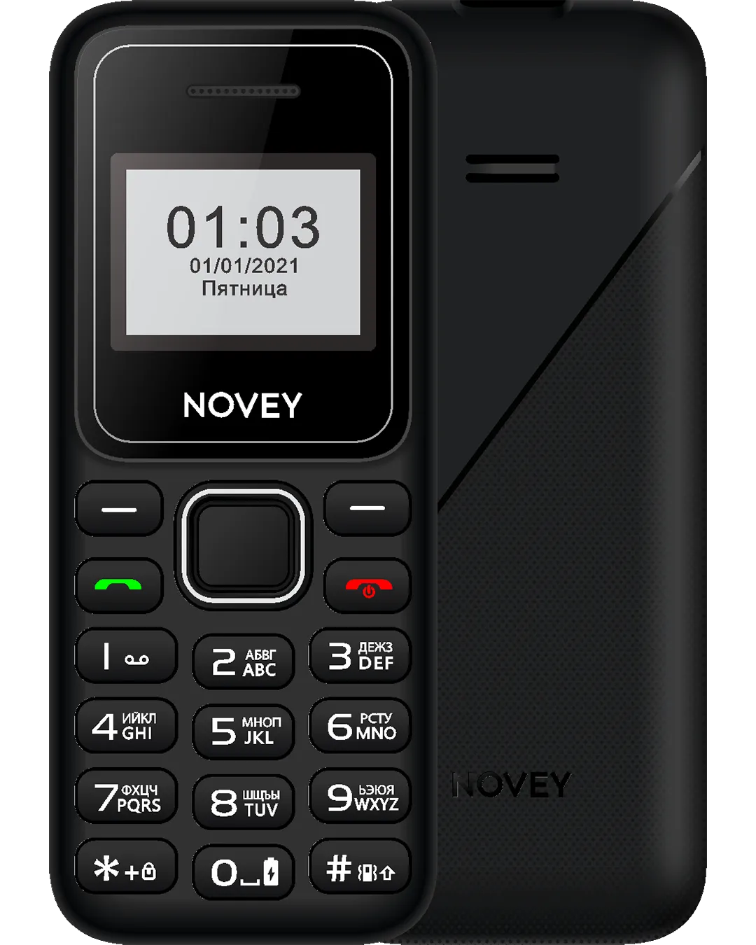 Телефон Novey 103 Red#1