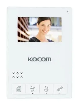 Монитор видеодомофона Kocom KCV-434SD (White)#1