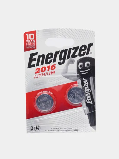 Батарейки Energizer Lithium CR2016, BP2#1