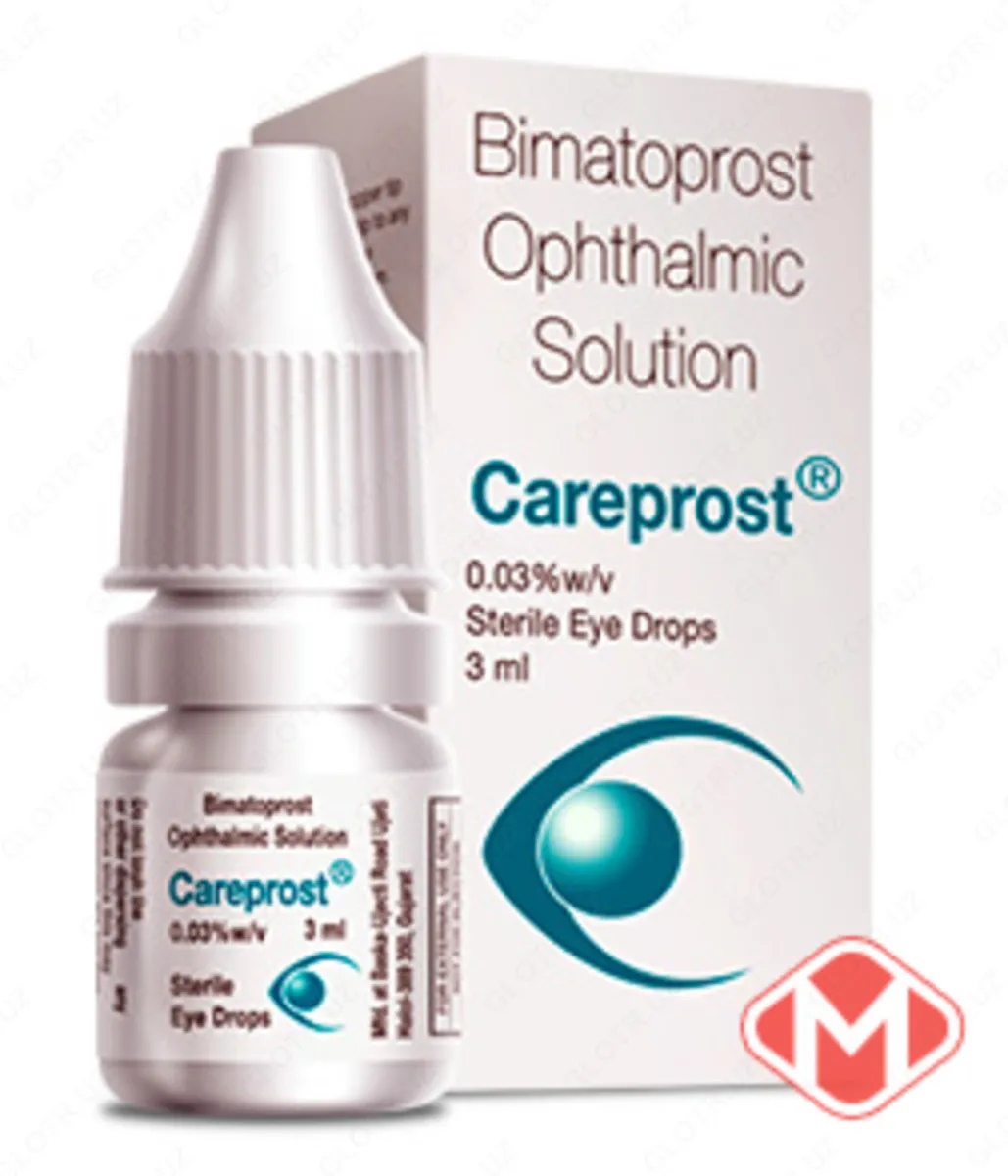 Kirpiklarni ostirish uchun vositalar Careprost (Kareprost) Bimatoprost oftalmik eritma#1
