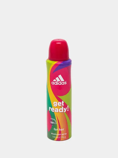 Дезодорант-спрей женский Adidas Get Ready, 150 мл#1