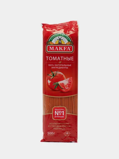 Макароны МAKFA Вермишель длинная, томатная, 500 г#1