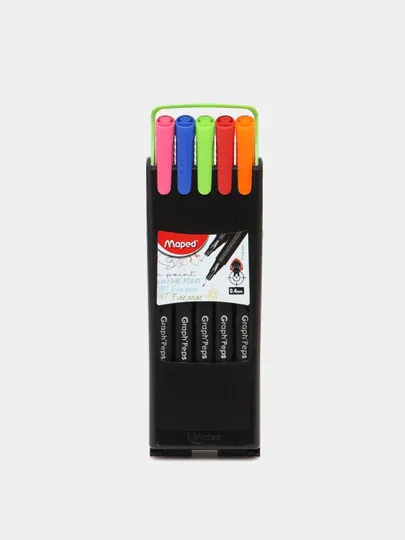Ручка фетровая Maped Graph'Peps Compact, 10 цветов#1