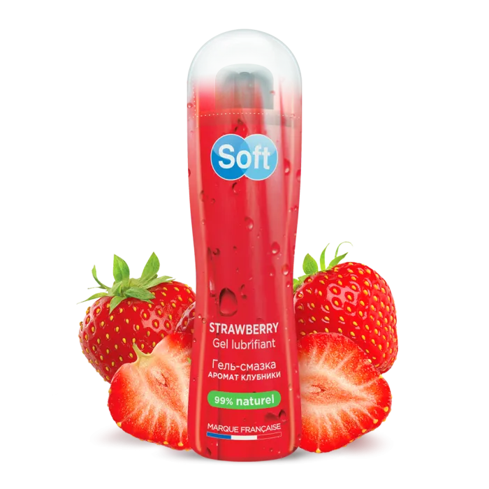 Гель для массажа Soft Strawberry#1