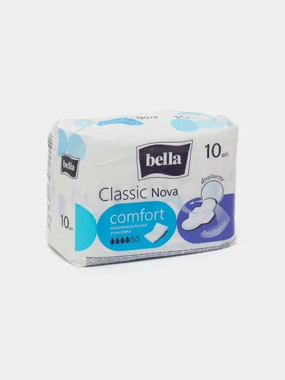 Прокладки Bella Classic Nova Komfort AIR drainette, 4 капли, 10 шт#1