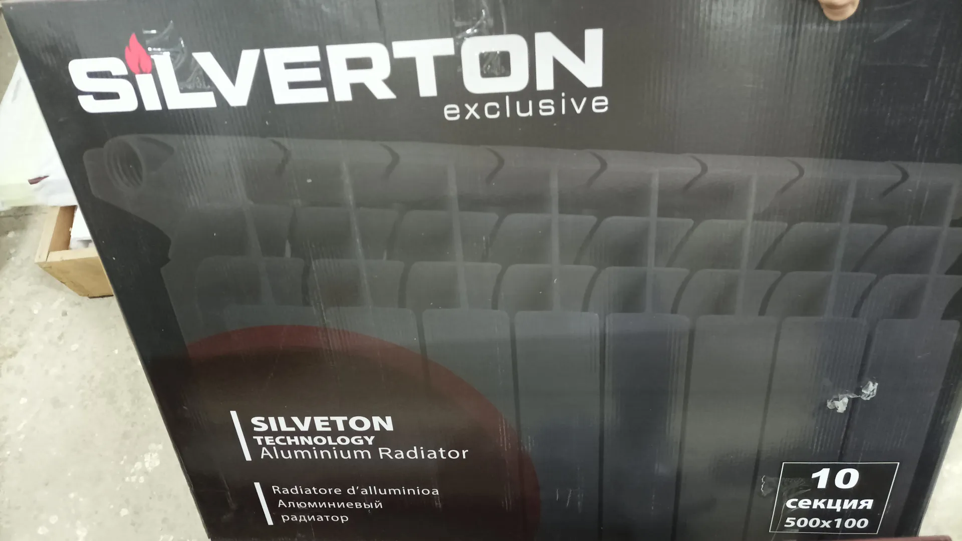 Радиатор алюминиевый Silverton 500 X 94 x 76 мм#1