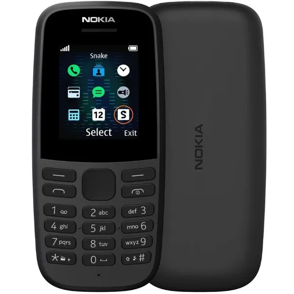 Mobil telefon Nokia 105 / Black / Dual Sim#1