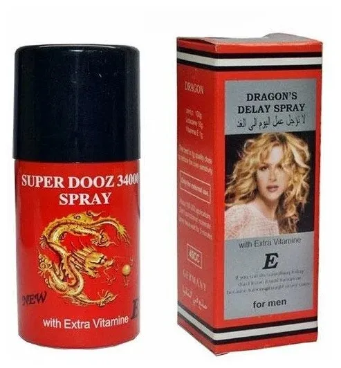 Erkaklar uchun sprey prolonatori Dragons Delay Spray 34000 (Dragon 34000) E vitamini bilan - 45 ml#1