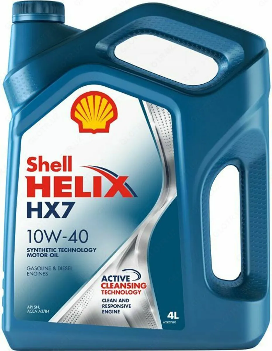 Масло полусинтетическое SHELL HELIX HX7  10W-40  4л#1