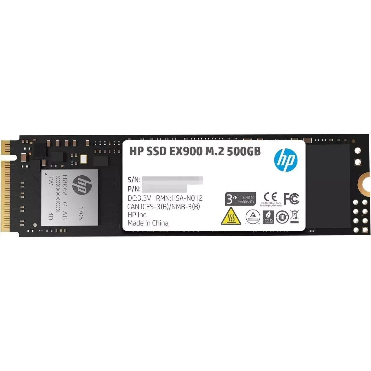 SSD накопитель HP EX900 SSD 500GB#1