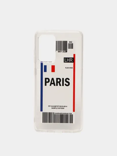 Чехол для Samsung "Paris", прозрачный#1