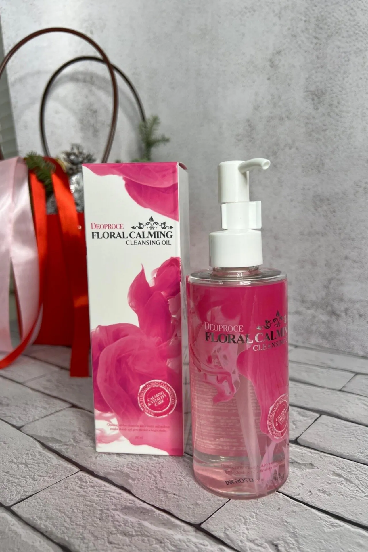 Гидрофильное масло для снятия макияжа floral calming cleansing oil 200г 5573 Deoprose (Корея)#1