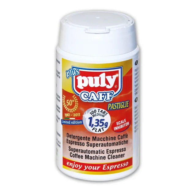 Средство для групповых головок Puly Caff Plus Tabs 1,35 г – 100 таблеток#1