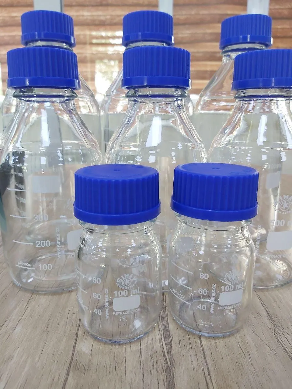 Лабораторная бутылка 500 vkтипа Duran с ISO-резьбой, градуированная, боросиликат 3.3 1407-500#1