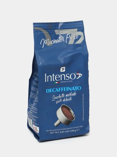 Кофе в зернах Intenso без кофеина, 250 гр#1