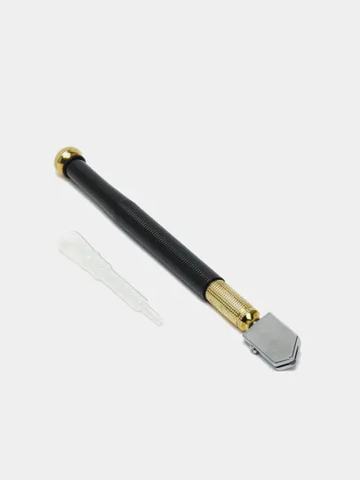 Стеклорез 1-роликовый с металлической ручкой, масляный Matrix#1