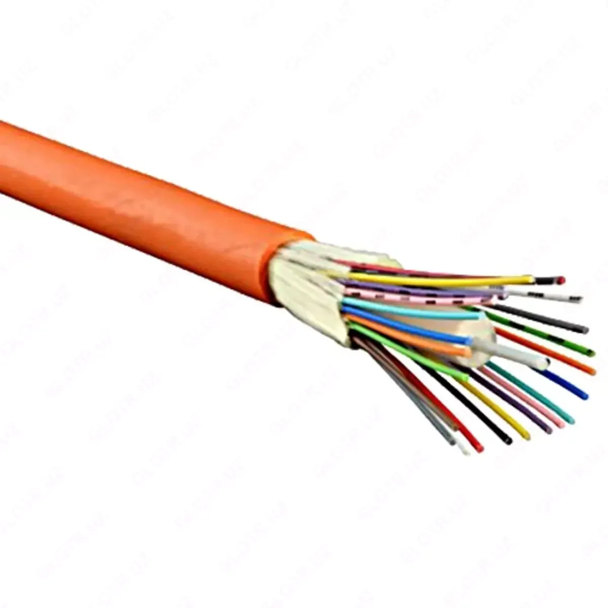 Optik kabel, GJPFJH-24B6a1, yonmaydigan, bino ichida foydalanish uchun#1