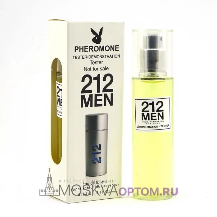 Erkaklar uchun feromonli parfyum Carolina Herrera 212 Sexy Men, 45 ml#1