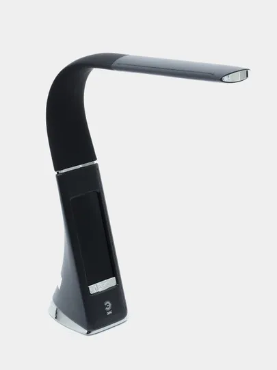 Настольный светильник ЭРА NLED-461-7W-BK, 4000К, электронный дисплей, черный#1