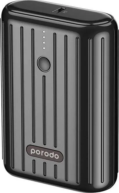 Power Bank Porodo 10000 мАч QC 3.0 с PD 18 Вт - черный#1