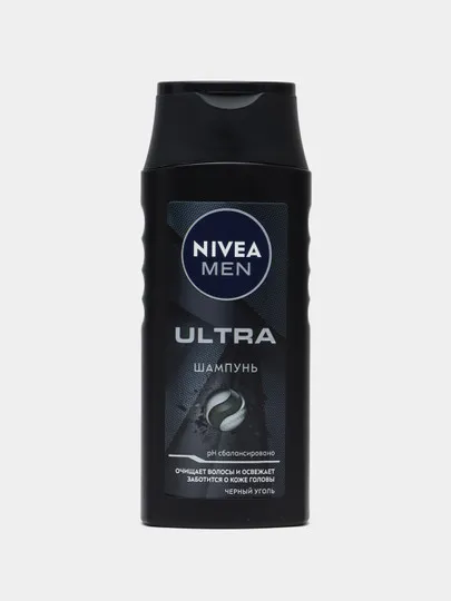 Шампунь для волос Nivea Men Ultra с активным углем, 250 мл#1
