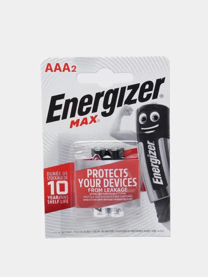 Батарейки Energizer Max Alkaline AAA BP2#1